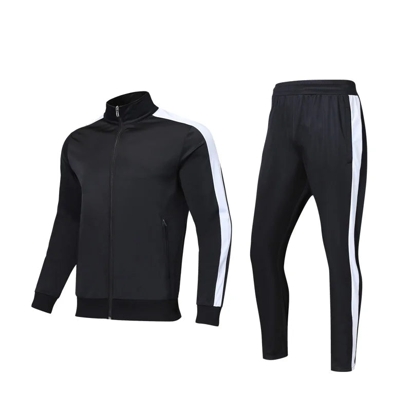 Tuta Sportiva Da Uomo Arancione Con Cerniera Completa Giacca E Pantaloni Per Allenamento Calcio Halloween