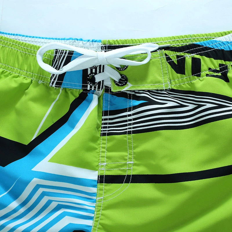 Pantaloncini Da Surf Da Uomo Bermuda Costumi Da Bagno Taglie Forti 4XL 5XL 6XL Asciugatura Rapida Verde Giallo Rosso