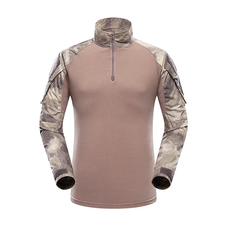 Camicia Militare Mege Camouflage Army Unisex Tactical Battle Combat Shirt Softair Per Forze Speciali USMC