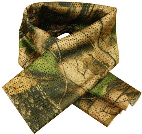 Sciarpa Mimetica Militare Tattica Airsoft Multifunzionale Mesh Traspirante Wrap Mask Shemagh Veil Unisex