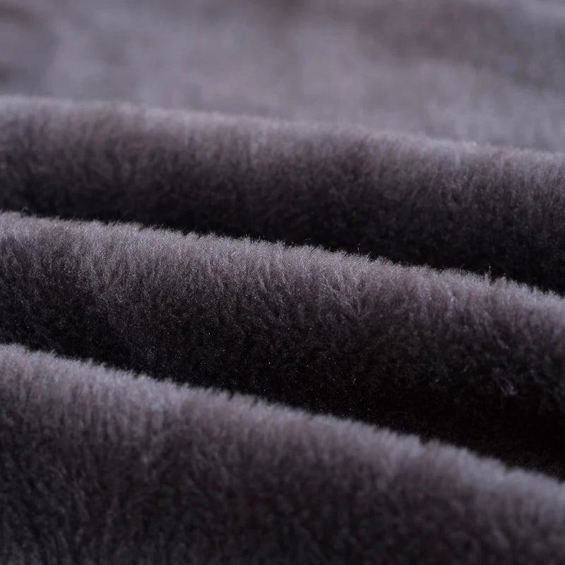 Copridivano In Tessuto Peluche Grigio Solido Protezione Mobili Antipolvere Antiscivolo Spesso In Velluto