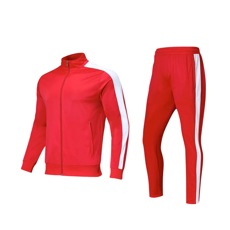 Tuta Sportiva Da Uomo Arancione Con Cerniera Completa Giacca E Pantaloni Per Allenamento Calcio Halloween