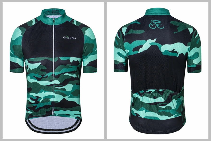 Maglia Da Ciclismo Uomo Manica Corta Traspirante Con Tasche Anti Sudore Asciugatura Rapida Bianco Pro Road MTB