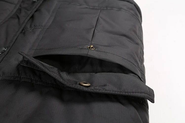 Gilet Termico Da Uomo In Pile Caldo Autunno Inverno Senza Maniche Antivento Nero Blu Scuro 7XL