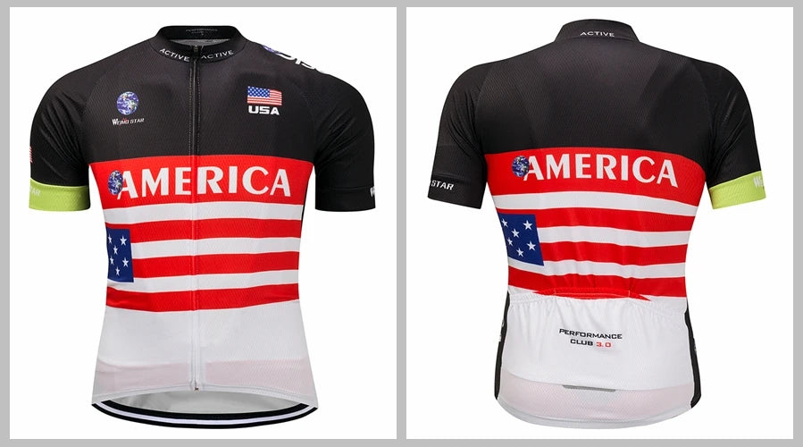 Maglia Da Ciclismo Uomo Manica Corta Traspirante Con Tasche Anti Sudore Asciugatura Rapida Bianco Pro Road MTB