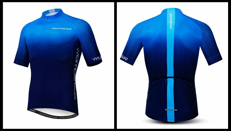 Weimostar Top Verde Maglia da Ciclismo Uomo con Design Divertente Cookie Traspirante Tasche