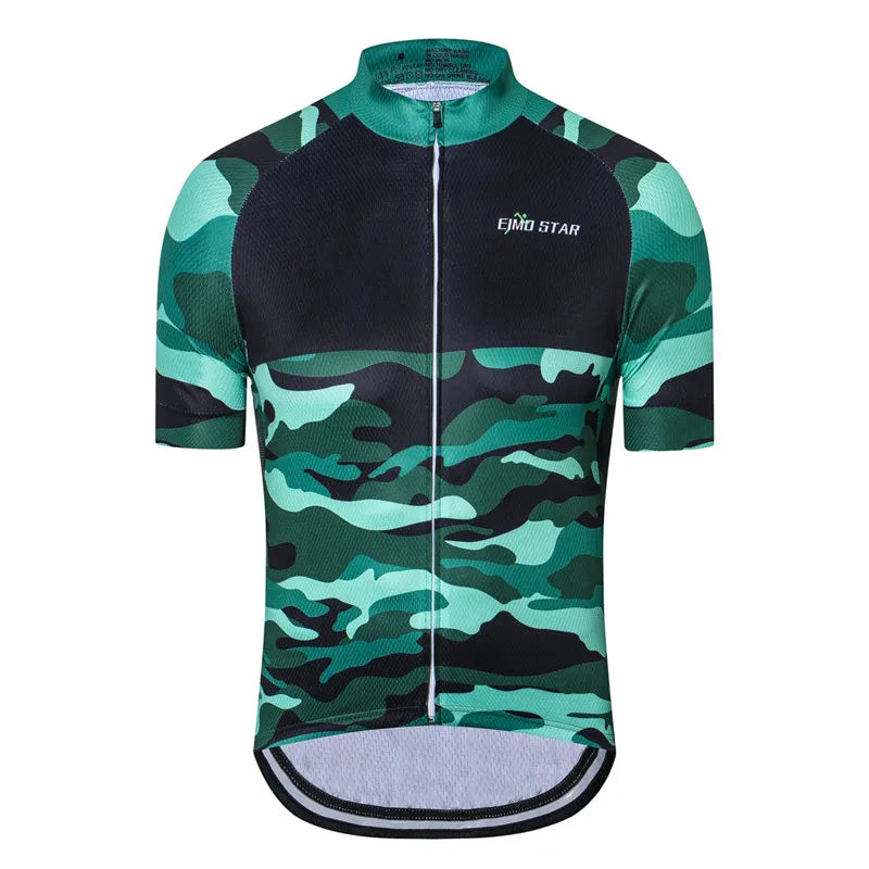 Maglia Da Ciclismo Uomo Manica Corta Traspirante Con Tasche Anti Sudore Asciugatura Rapida Bianco Pro Road MTB