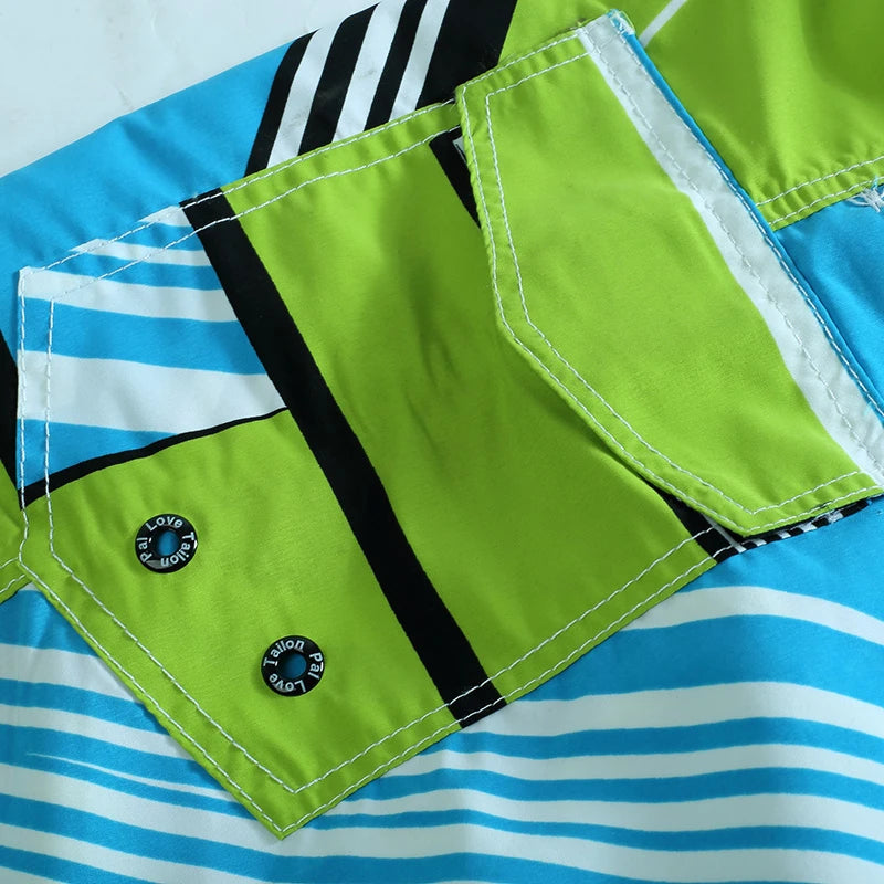 Pantaloncini Da Surf Da Uomo Bermuda Costumi Da Bagno Taglie Forti 4XL 5XL 6XL Asciugatura Rapida Verde Giallo Rosso