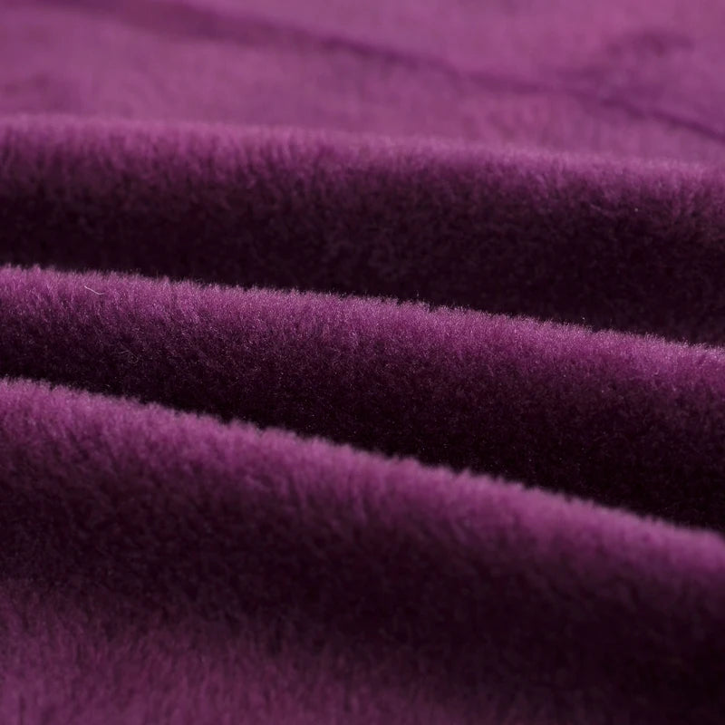 Copridivano In Tessuto Peluche Grigio Solido Protezione Mobili Antipolvere Antiscivolo Spesso In Velluto