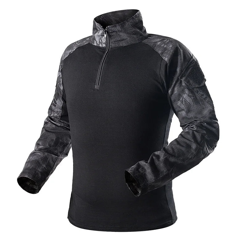 Camicia Militare Mege Camouflage Army Unisex Tactical Battle Combat Shirt Softair Per Forze Speciali USMC