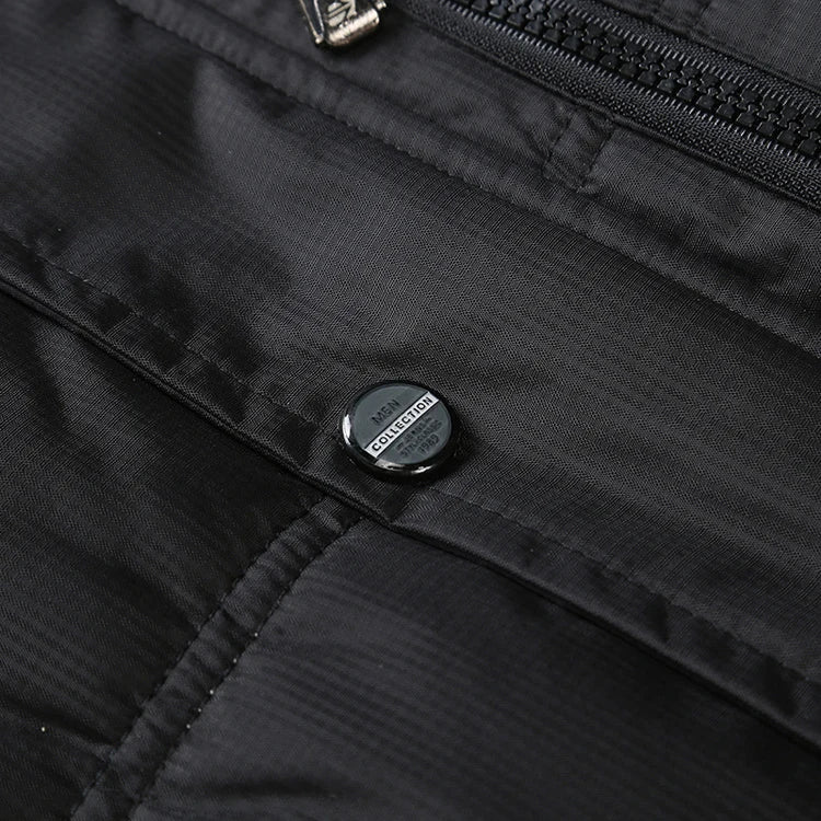 Gilet Termico Da Uomo In Pile Caldo Autunno Inverno Senza Maniche Antivento Nero Blu Scuro 7XL