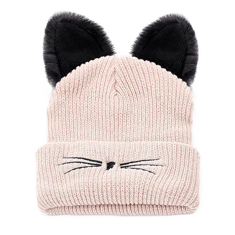 Berretto Invernale Da Donna Con Orecchie Di Gatto Caldo E Confortevole Per Inverno Moda Donna