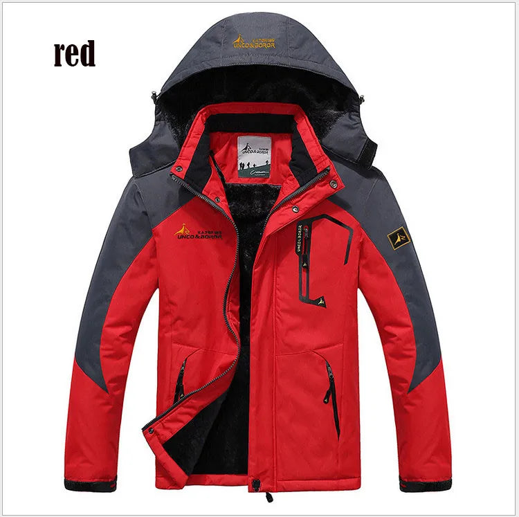 Parka Invernale Da Uomo Antivento Frangivento Plus Con Pelliccia Calda E Spessa Giacche A Vento Militari Senza Cappuccio