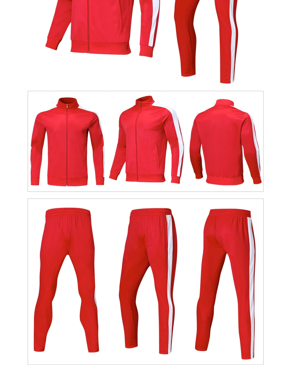 Tuta Sportiva Da Uomo Arancione Con Cerniera Completa Giacca E Pantaloni Per Allenamento Calcio Halloween