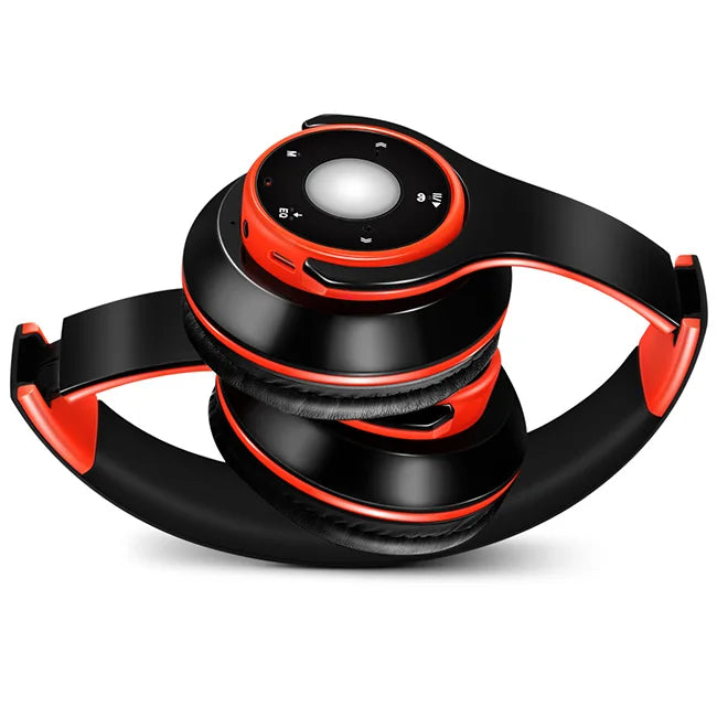 Auricolari Colorati Wireless Bluetooth 5.3 Lettore Mp3 Integrato Cuffie Sportive Pieghevoli Suono Stereo Per Cellulare