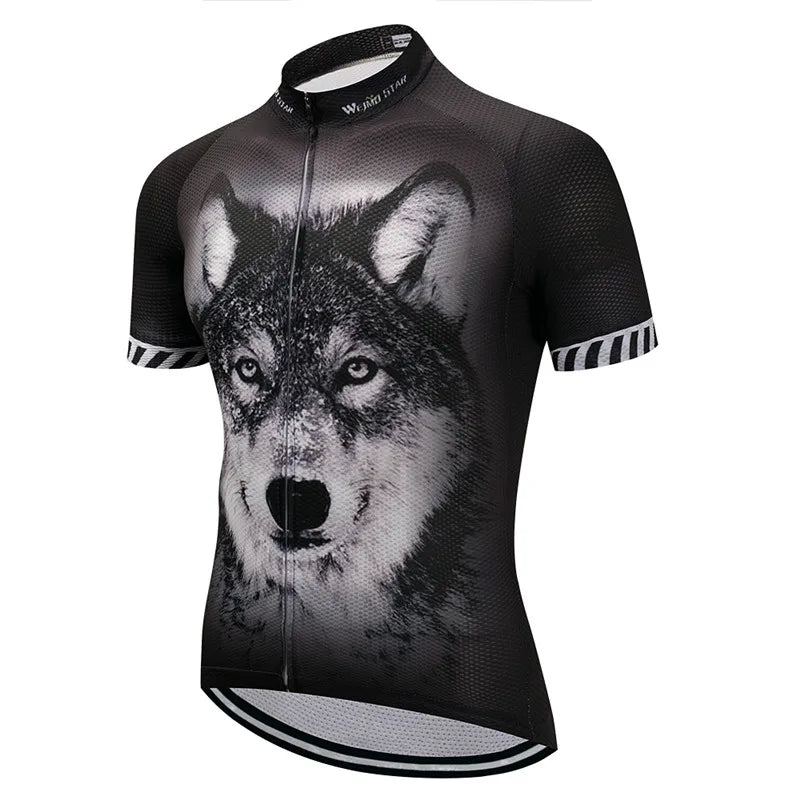 Maglia Da Ciclismo Uomo Manica Corta Traspirante Con Tasche Anti Sudore Asciugatura Rapida Bianco Pro Road MTB