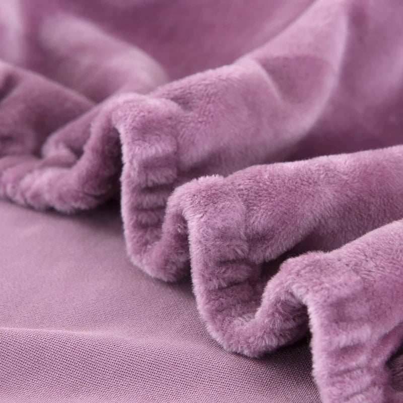 Copridivano In Tessuto Peluche Grigio Solido Protezione Mobili Antipolvere Antiscivolo Spesso In Velluto