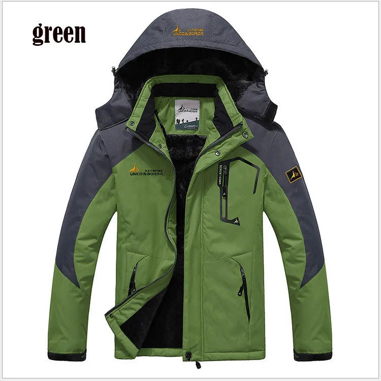 Parka Invernale Da Uomo Antivento Frangivento Plus Con Pelliccia Calda E Spessa Giacche A Vento Militari Senza Cappuccio