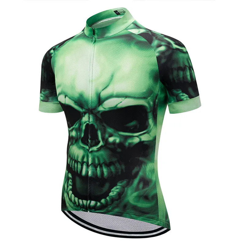 Maglia Da Ciclismo Uomo Manica Corta Traspirante Con Tasche Anti Sudore Asciugatura Rapida Bianco Pro Road MTB