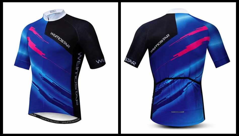 Weimostar Top Verde Maglia da Ciclismo Uomo con Design Divertente Cookie Traspirante Tasche