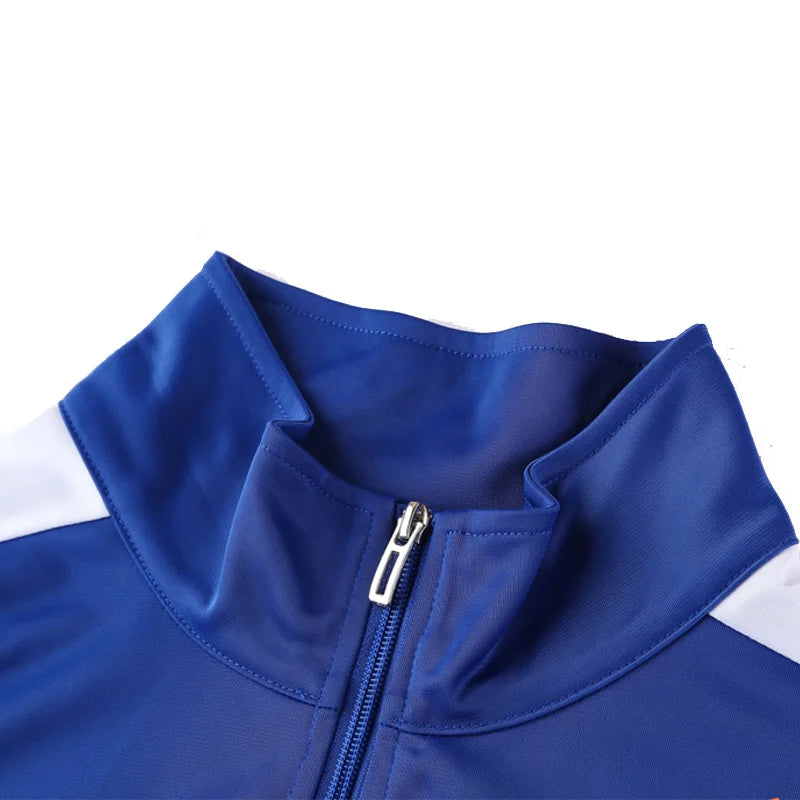 Tuta Sportiva Da Uomo Arancione Con Cerniera Completa Giacca E Pantaloni Per Allenamento Calcio Halloween