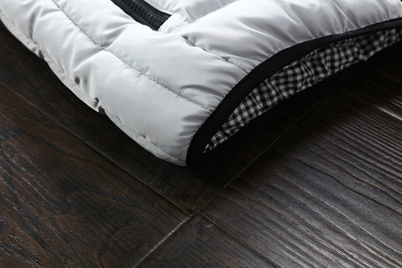 Gilet Da Uomo Imbottito In Cotone Con Colletto Mandarino Senza Maniche Moda Invernale Abbigliamento Casual Grande Taglia