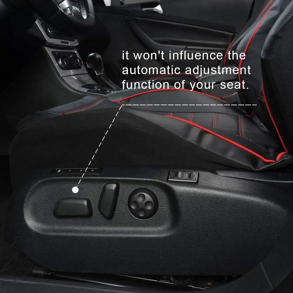 Coprisedili Auto In Pelle PU Set Completo Schienale Alto Universale Per Appassionati Auto