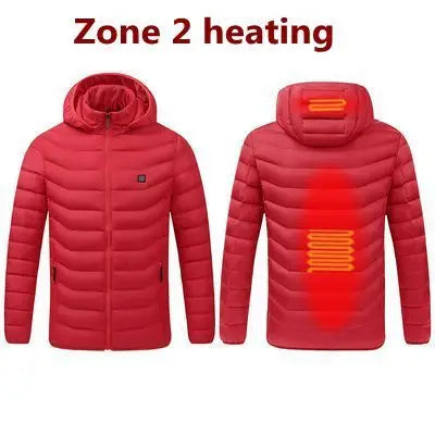 11 aree di riscaldamento giacca riscaldata uomo donna inverno Outdoor campeggio abbigliamento sportivo cappotto riscaldato cappotto termico in grafene giacca riscaldante USB
