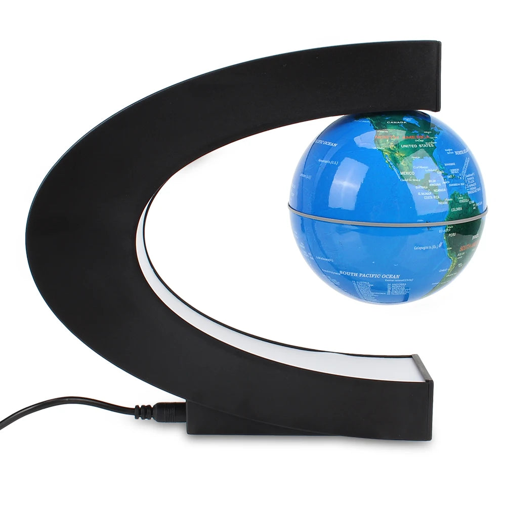 Globo Galleggiante A Levitazione Magnetica Mappa Del Mondo LED Lampada Novità Decorazione Casa Regalo Compleanno