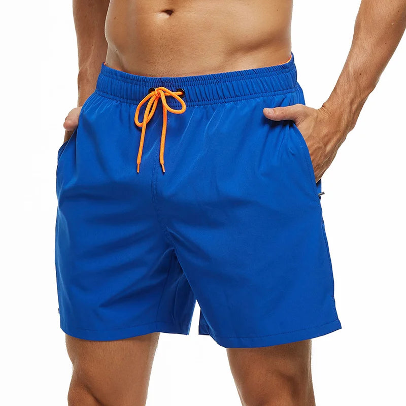 Costume Elasticizzato Uomo Escatch 2025 Pantaloncini Da Spiaggia Ad Asciugatura Rapida Tasche Cerniera Fodera Rete