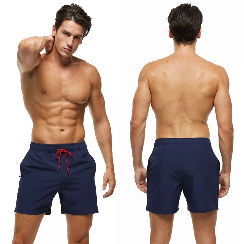 Costume Elasticizzato Uomo Escatch 2025 Pantaloncini Da Spiaggia Ad Asciugatura Rapida Tasche Cerniera Fodera Rete