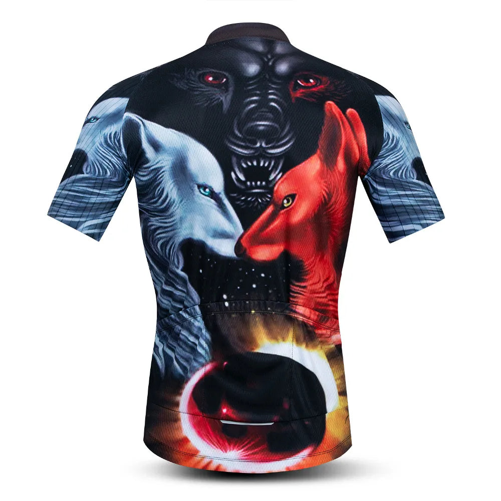 Maglia Ciclismo Estiva Uomo Traspirante A Maniche Corte Con Tasche Per Mountain Bike