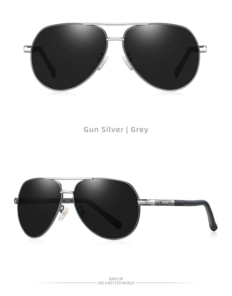 Occhiali Da Sole BARCUR Polarizzati UV400 In Alluminio Vintage Per Uomo E Donna Guidatori Eleganti