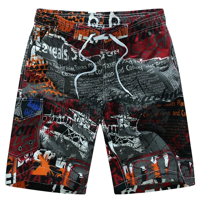 Pantaloncini Da Surf Da Uomo Bermuda Costumi Da Bagno Taglie Forti 4XL 5XL 6XL Asciugatura Rapida Verde Giallo Rosso