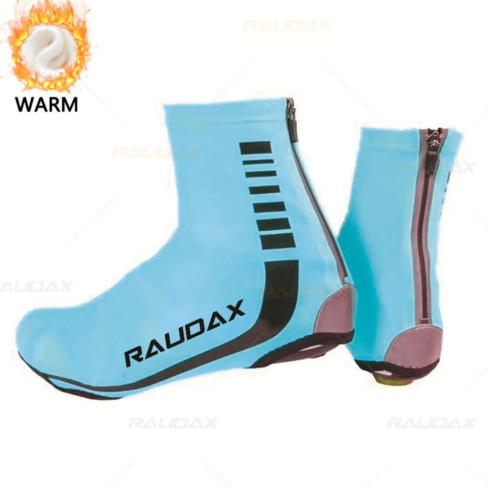 Copriscarpe Termici Invernali Raudax Antivento Per MTB Strada Equitazione All Aperto