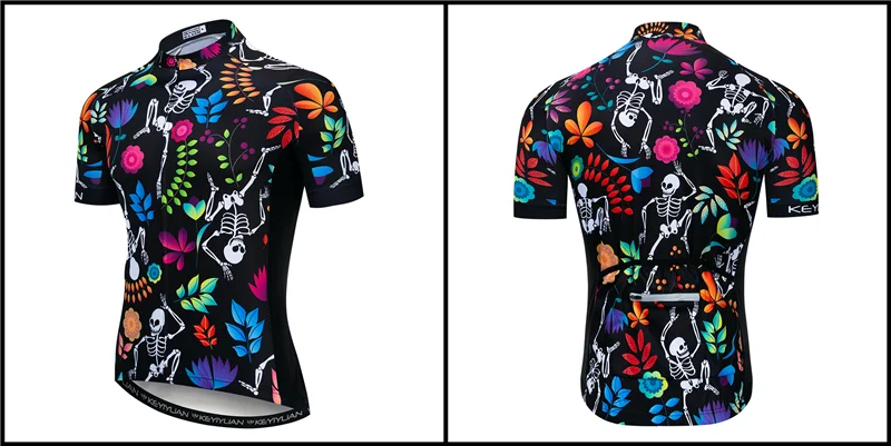 Keyiyuan Maglia Ciclismo Uomo Maniche Corte Estate Per Gara Triathlon MTB Abbigliamento Sportivo Bici