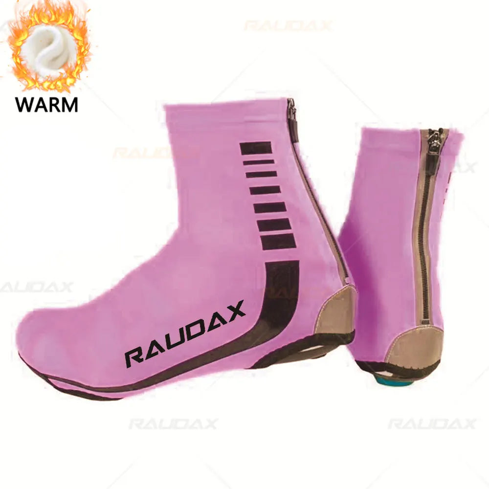Copriscarpe Termici Invernali Raudax Antivento Per MTB Strada Equitazione All Aperto