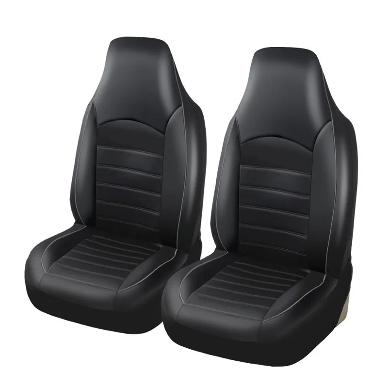 Coprisedili Auto In Pelle PU Set Completo Schienale Alto Universale Per Appassionati Auto