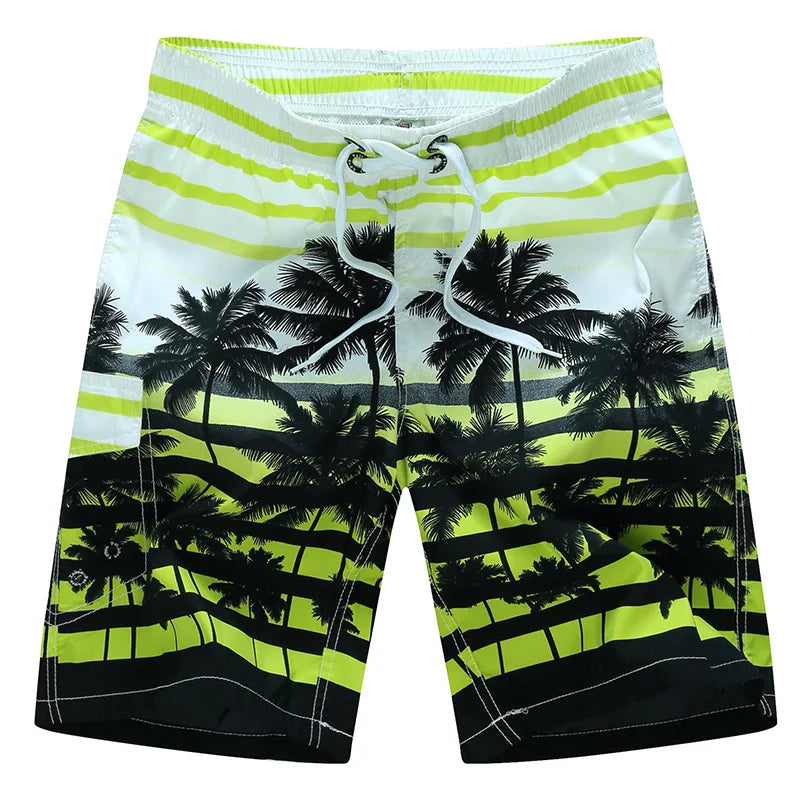 Pantaloncini Da Surf Da Uomo Bermuda Costumi Da Bagno Taglie Forti 4XL 5XL 6XL Asciugatura Rapida Verde Giallo Rosso