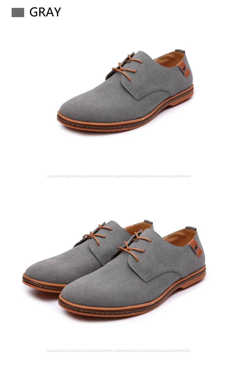 Scarpe Da Uomo In Pelle Scamosciata Primaverili Oxford E Sneakers Classiche Scarpe Eleganti Comode Grandi Misure 2025