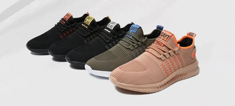 Scarpe Da Ginnastica Alla Moda Da Uomo Leggere Traspiranti Scarpe Da Passeggio Stringate Casual Calzature Maschili