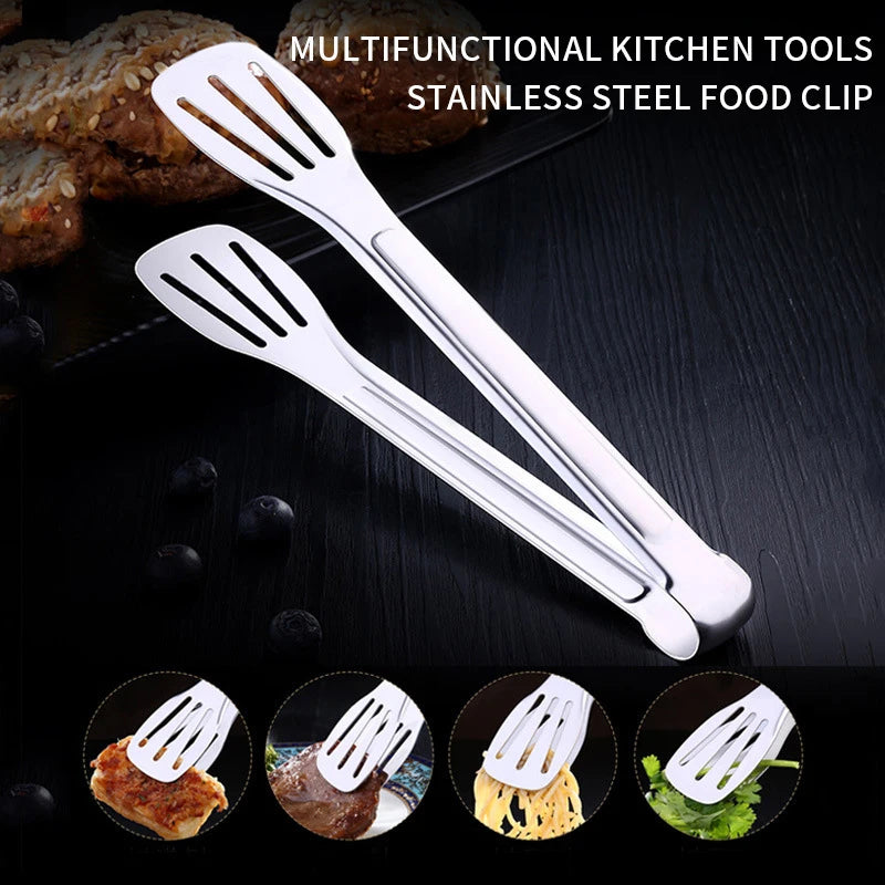 Pinze Per Alimenti In Acciaio Inox Utensili Da Cucina Per Buffet Clip Anticalore Per Pane Morsetto Pasticceria