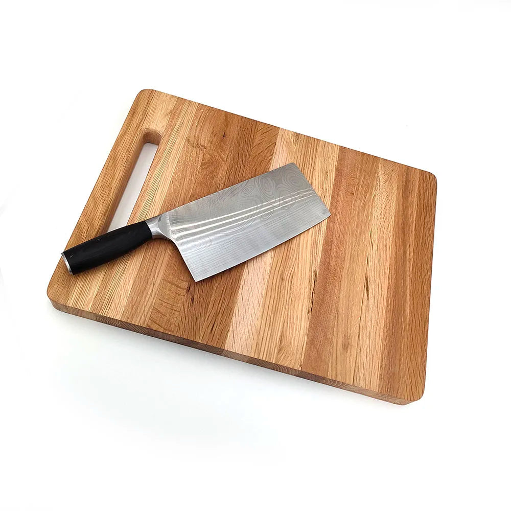 Jaswehome Tagliere Da Cucina In Legno Di Quercia Grande Tagliere Multiuso Per Carne Formaggio Pane Verdura Frutta