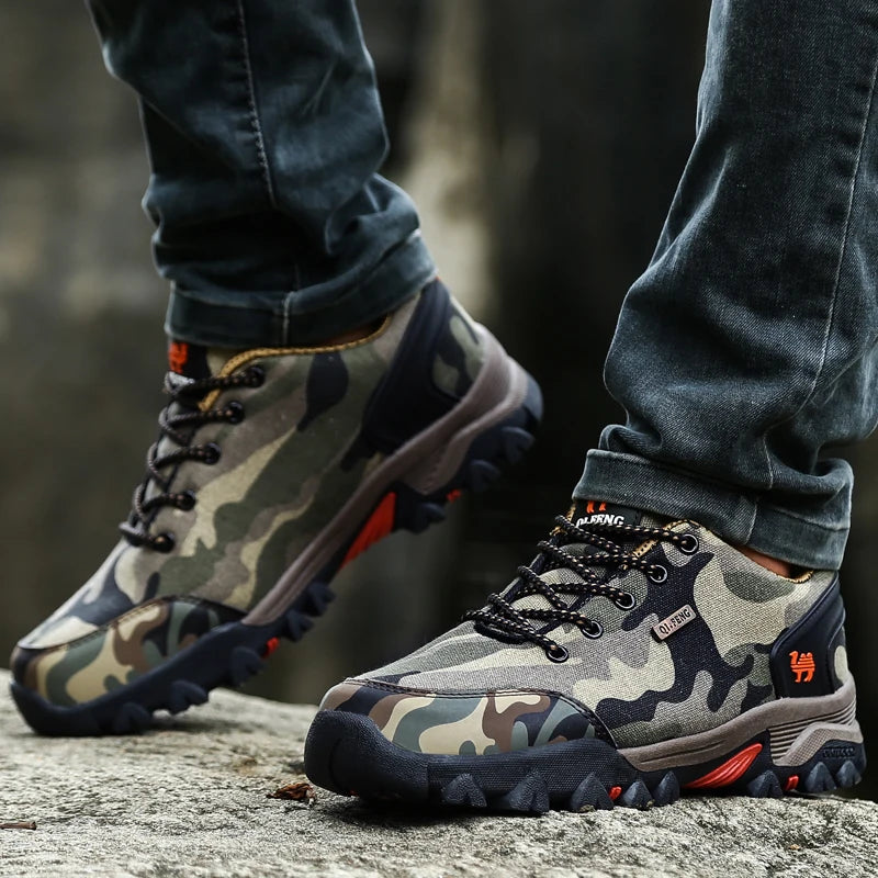Scarpe Mimetiche Da Esterno Unisex Per Trekking E Trail Running Verde Militare Traspiranti Con Aumento Di Altezza