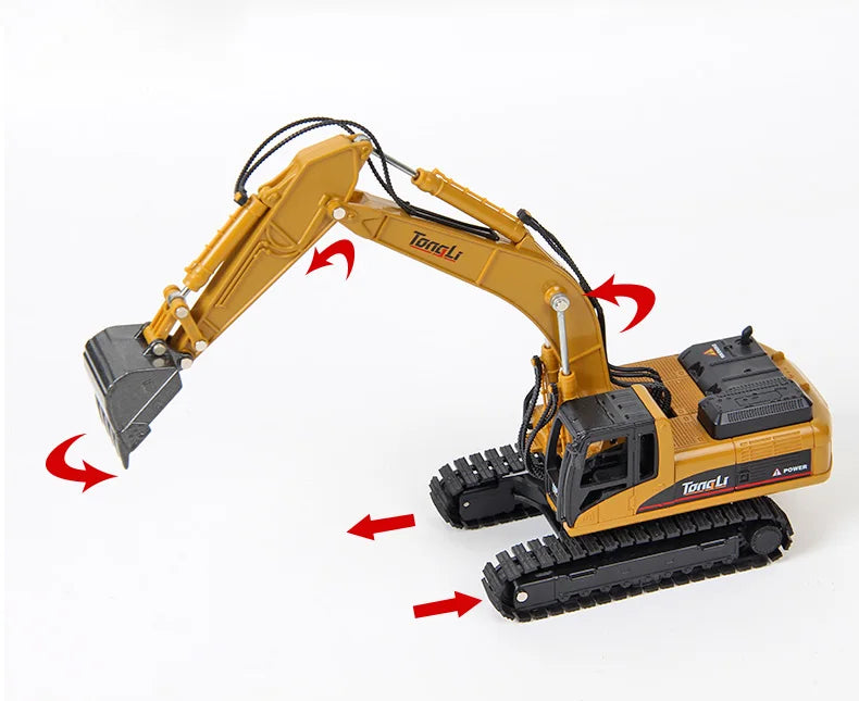 Set Veicoli Da Costruzione In Metallo Scala 1 50 Autocarro Con Cassone Escavatore Trattore Per Appassionati Di Costruzioni