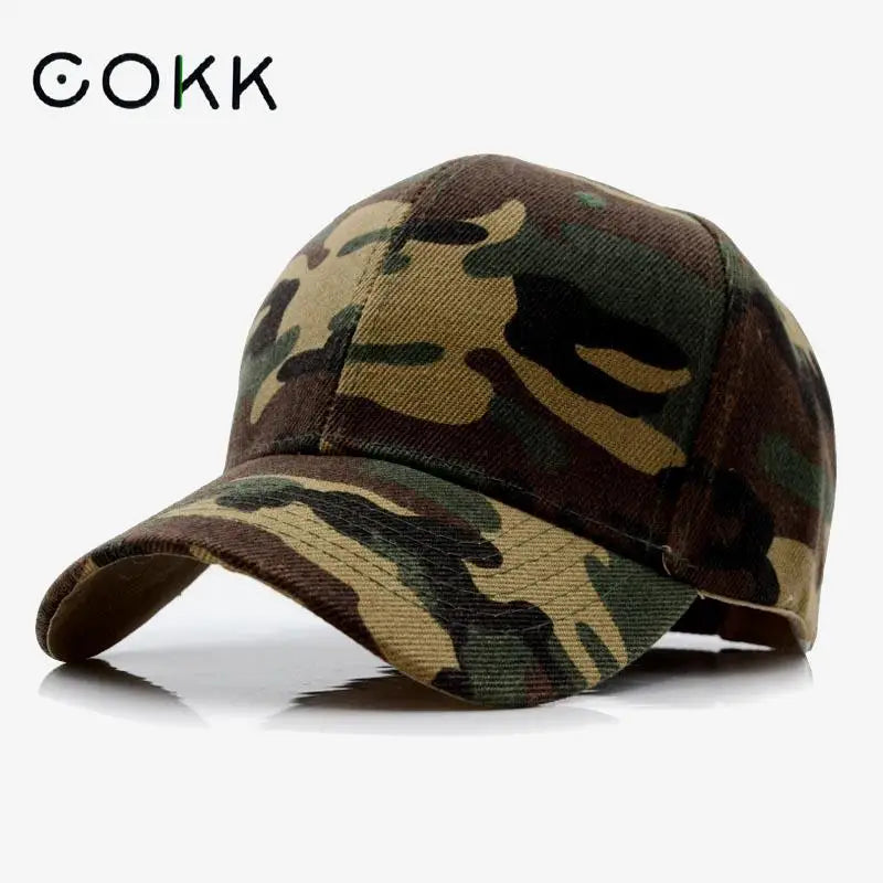 Berretto Snapback Mimetico COKK Con Protezione Solare Unisex Cinturino Regolabile Militare Hip Hop Stile Urbano