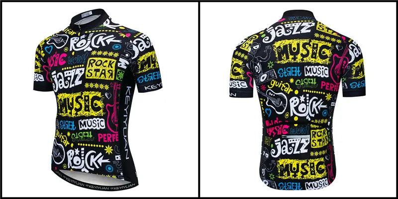 Keyiyuan Maglia Ciclismo Uomo Maniche Corte Estate Per Gara Triathlon MTB Abbigliamento Sportivo Bici