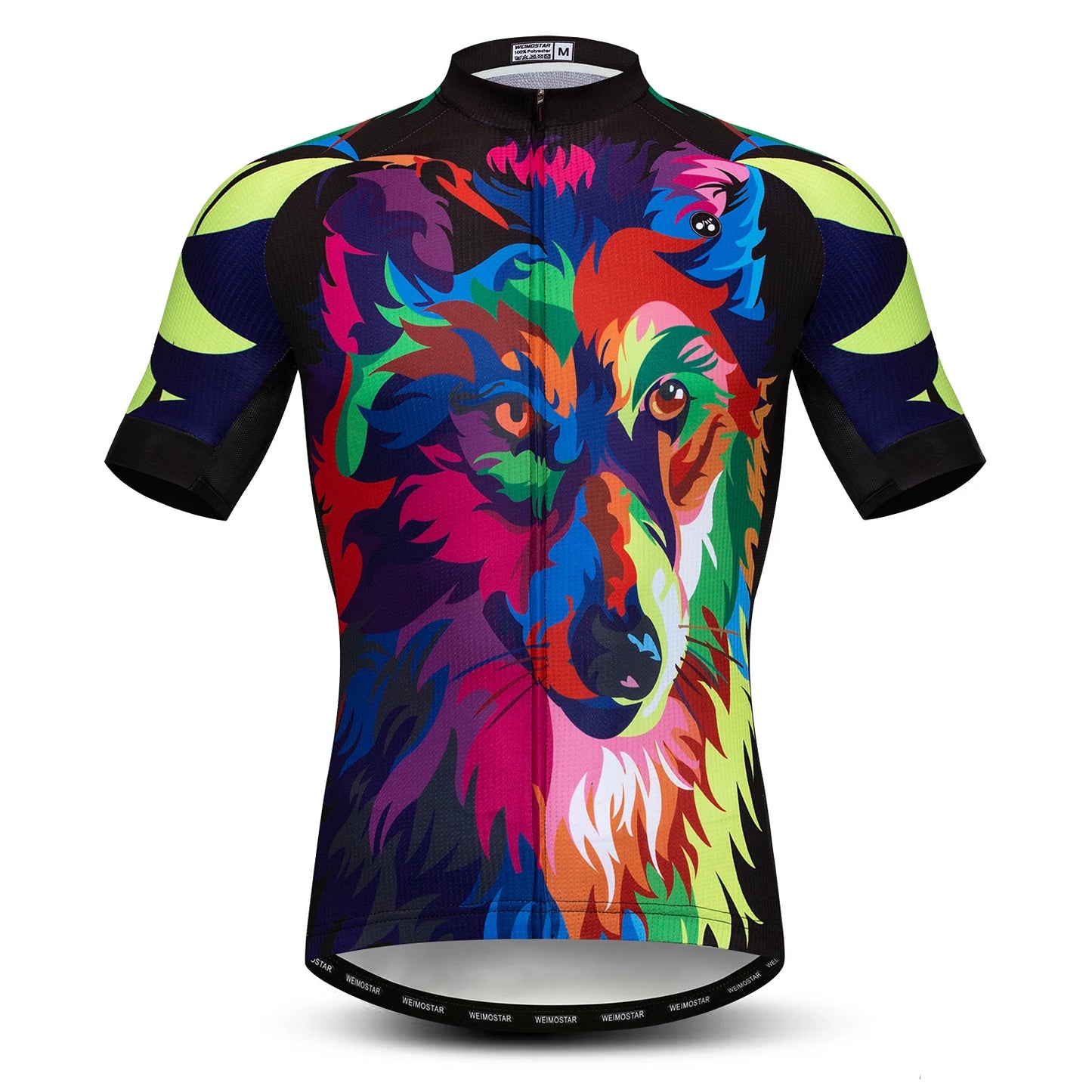 Jersey Da Ciclismo Uomo Skull Traspirante Estate Quick Dry Anti Sudore Riflettente Con Tasche MTB