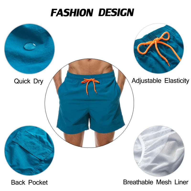 Escatch Costumi Da Bagno Uomo Pantaloncini Da Surf Da Spiaggia Pantaloncini Da Nuoto Sportivi Per Uomini