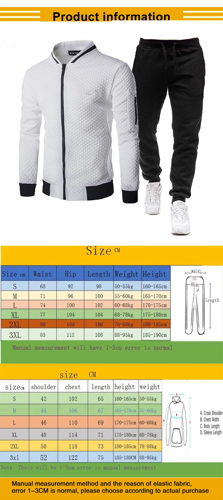 Set di abbigliamento sportivo da uomo Tuta da uomo di marca Abbigliamento sportivo da fitness Due pezzi Giacca a maniche lunghe + Pantaloni Tuta da uomo casual